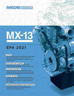 Paccar MX-13 Engine Spec Sheet Thumbnail