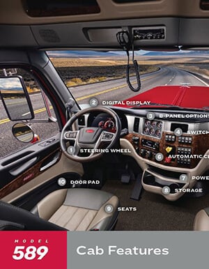 Peterbilt Model 589 Cab Interior Features Thumbnail